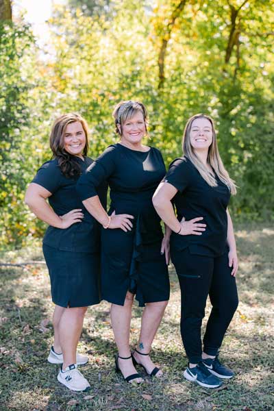 Kaitlynn, Kelli, and Brittany from Parkside Dental
