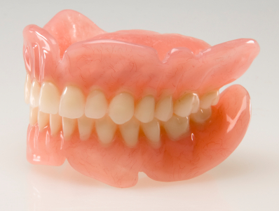 A set of new dentures